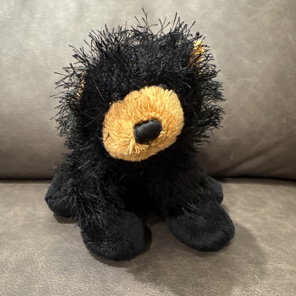Ganz Webkinz Black Bear HM004 Plush Stuffed Animal Pet No Code 8"